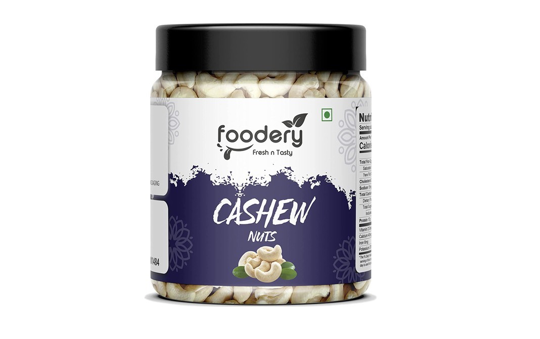 Foodery Cashew Nuts    Plastic Jar  250 grams